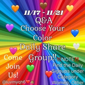 🩷Q&A Color Share Group 💙